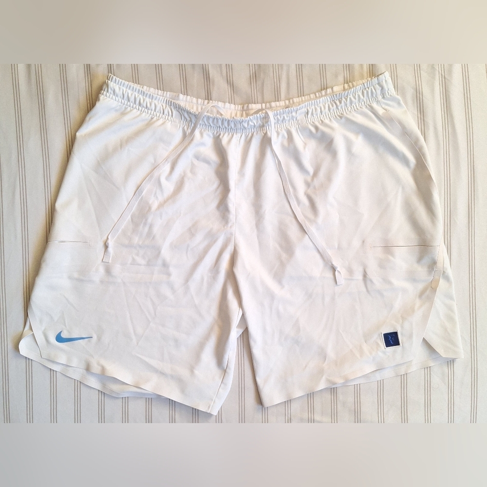Vintage nike Roger Federer shorts white extra large